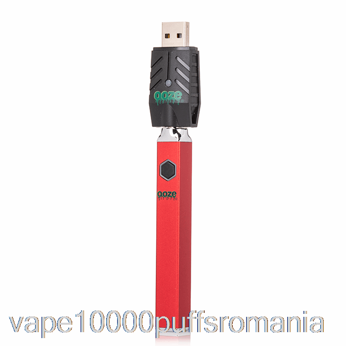 Vape Romania Ooze Quad Flex Temp 500mah Baterie Rosie